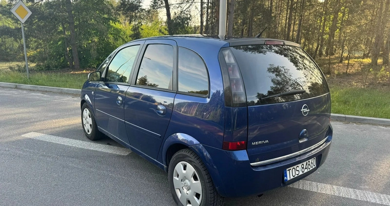 Opel Meriva cena 6900 przebieg: 150490, rok produkcji 2007 z Pogorzela małe 529
